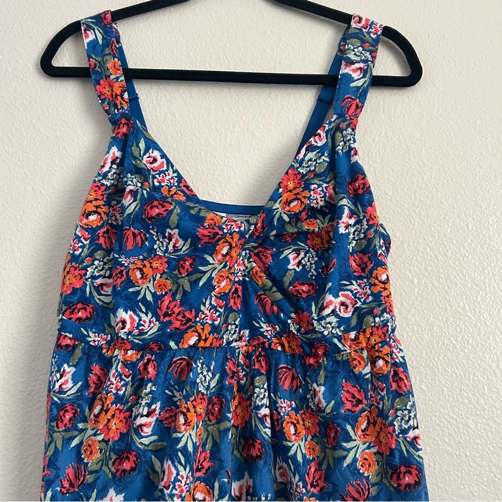 Cacique Floral Blue Sleepwear | Size 14/16 - Picture 2 of 5